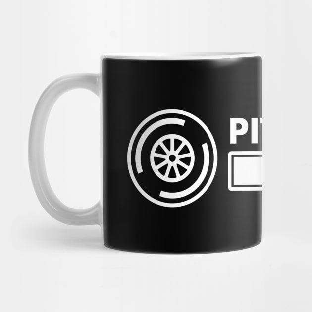 'Pitting...Please Wait' Motorsport Pitstop Design by DavidSpeedDesign